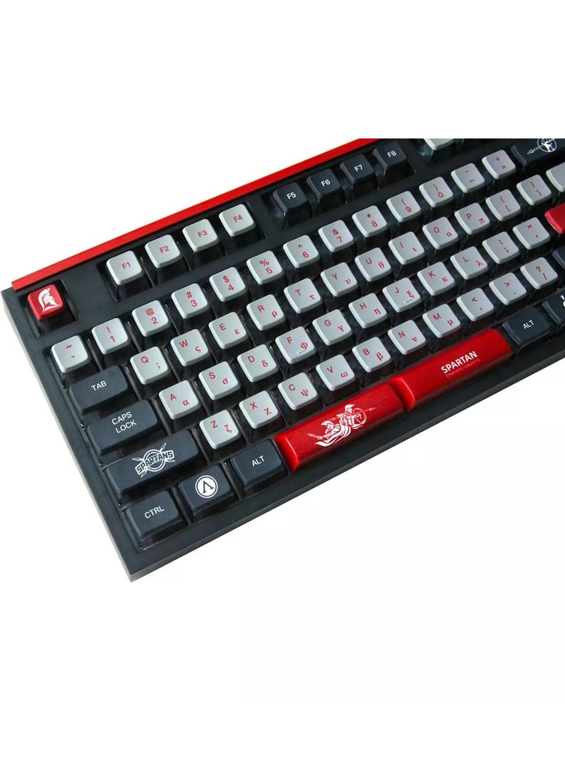 سكايلونج - لوحة مفاتيح الألعاب الميكانيكية GK87 PRO Lite RGB - ثلاثة أوضاع لاسلكية وبلوتوث وسلكية - مفتاح Gateron أصفر - قابلة للتبديل السريع (Spartan) - Image 1