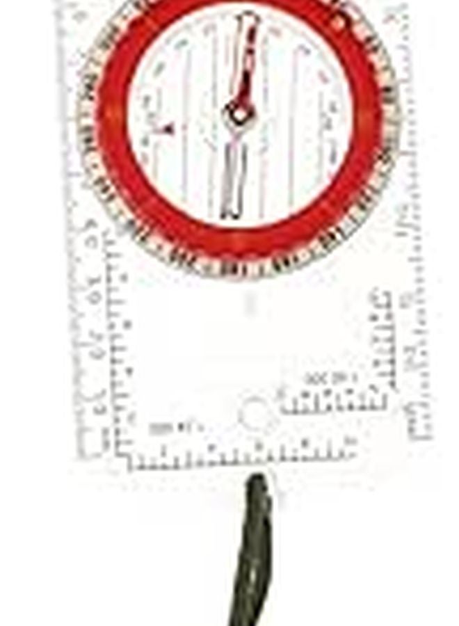 ABS Portable Navigation Compass with Luminous Pointer and Ruler for Hiking Camping Orienteering Outdoor Exploration - Image 1