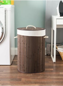 Roman Gifts Large Laundry Basket Waterproof Freestanding Laundry Hamper Laundry Basket With Printed Letters for Clothes Toys in the Dorm and Family  - Image 1