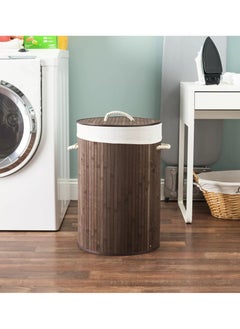 Roman Gifts Large Laundry Basket Waterproof Freestanding Laundry Hamper Laundry Basket With Printed Letters for Clothes Toys in the Dorm and Family  - Image 2