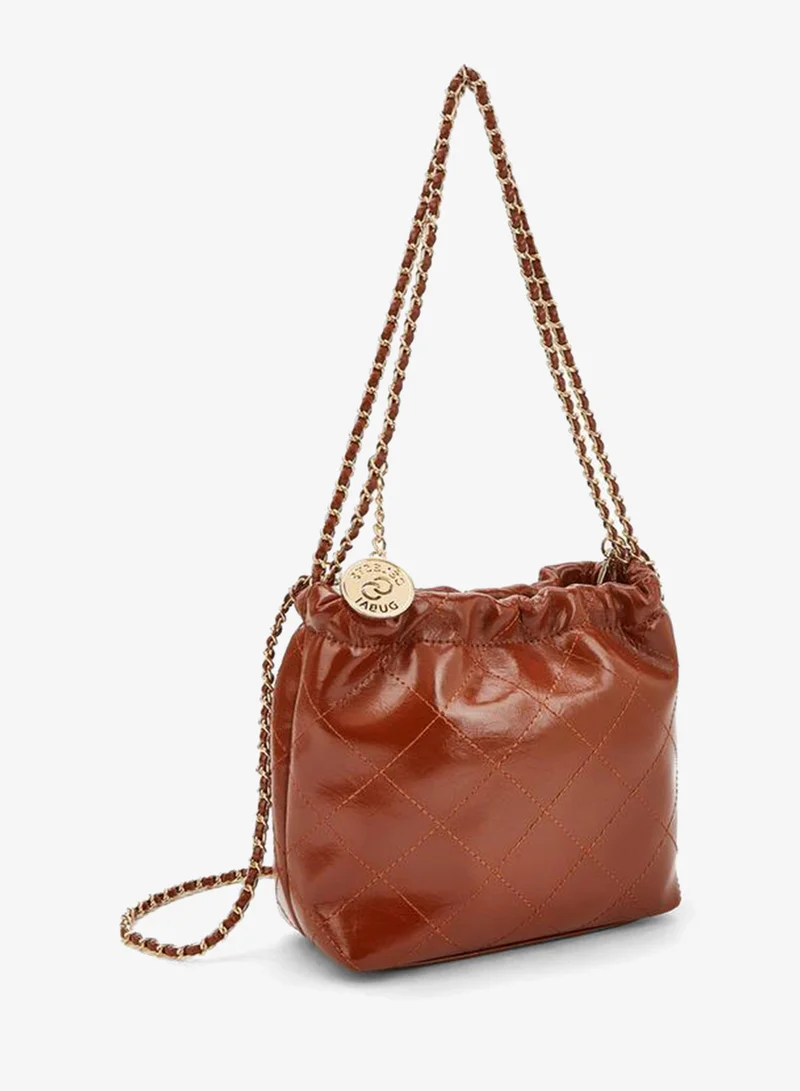 Celeste Quilted Shoulder Bag with Chain Accent Strap