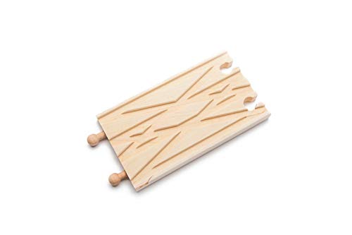 maxim enterprise, inc. Switching and Crossing Wooden Train Track, Advanced Expansion Track Compatible with Thomas & Friends, Brio, and All Major Brand Fine Wooden Train Sets and Railway Accessories - Image 2