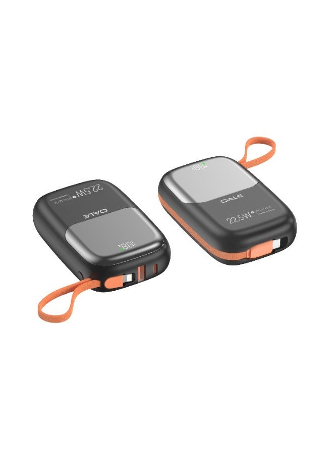 OALE iPower S10000 Portable Power Bank 10000mAh 22.5W Fast Charging with Integrated Lightning & Type-C Cables - Image 5