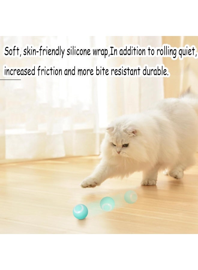 EXNOX Velarosy Cat Toy, Power Ball Cat Toy, Velarosy Smart Ball, Smartball - Smart Interactive Cat Toy, Automatic Moving Rolling Ball for Indoor Cats, Cat Companion Toy (Pink-2pcs) - Image 5
