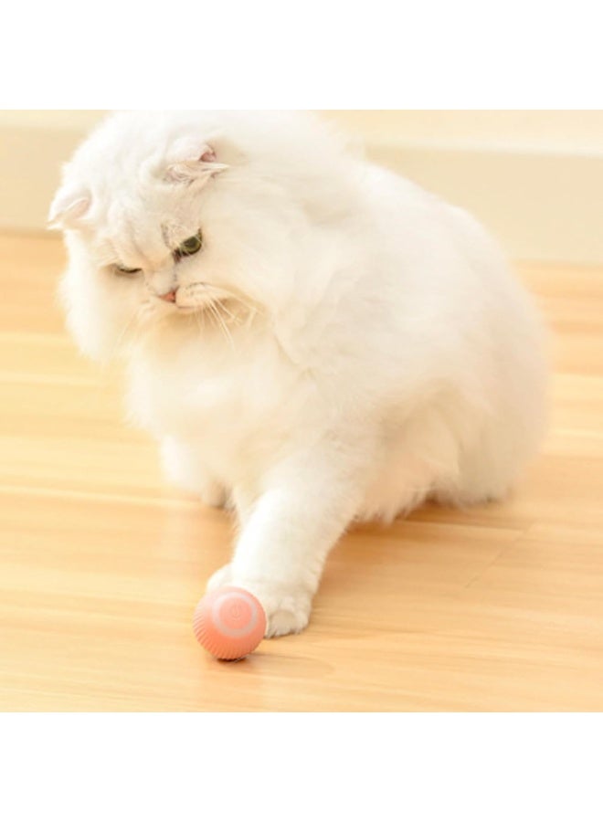 EXNOX Velarosy Cat Toy, Power Ball Cat Toy, Velarosy Smart Ball, Smartball - Smart Interactive Cat Toy, Automatic Moving Rolling Ball for Indoor Cats, Cat Companion Toy (Pink-2pcs) - Image 2