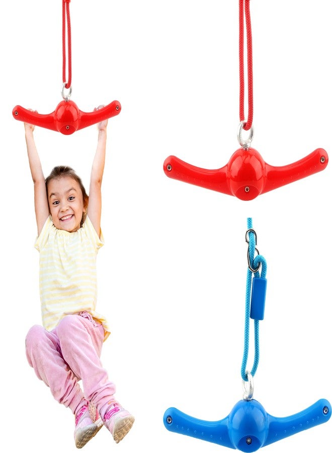Restroma 2 Pack Ninja Twist Swing 360° Handle Twist Playset Ninja Line Toys Jungle Gym Accessories for Kids Boys Girls Playground Backyard Swing Set Attachments - Image 1