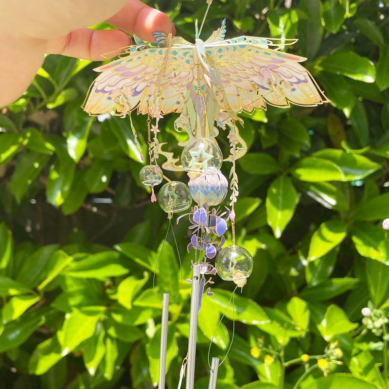 MU 3D Metal Puzzles Windbell Wind Chime D Model Kits Building for Adult and Teeners, Windchime Jigsaw Miniature DIY Sets, Birthday Gift - Image 5