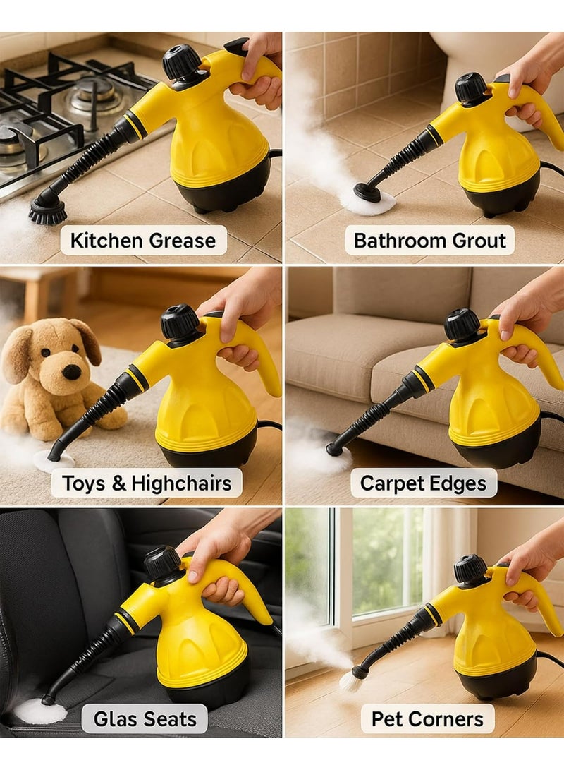 JOMILA 1500W Handheld High-Pressure Steam Cleaner for Home, Multi-Purpose Portable Steamer - Image 4
