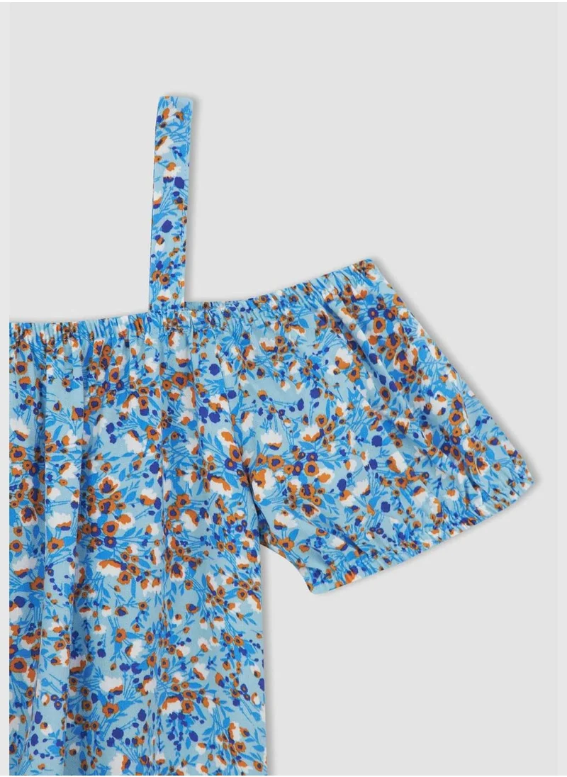 DeFacto Off-Shoulder Patterned Blouse