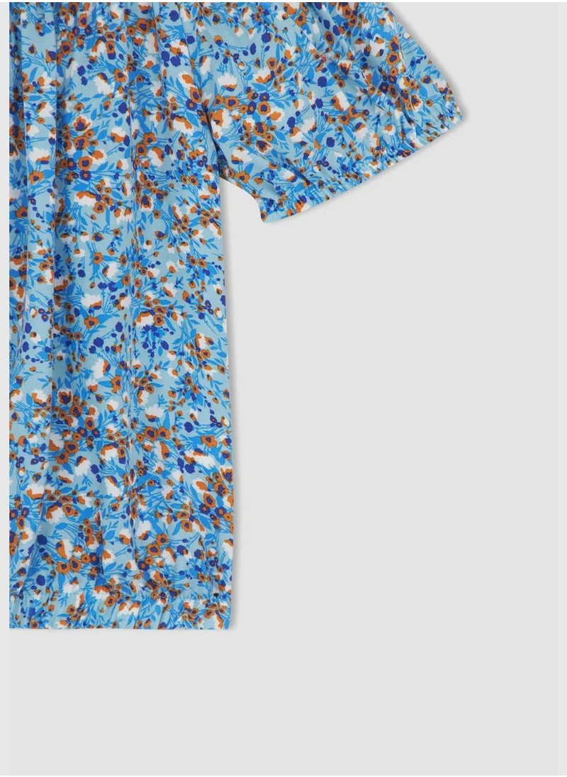 DeFacto Off-Shoulder Patterned Blouse