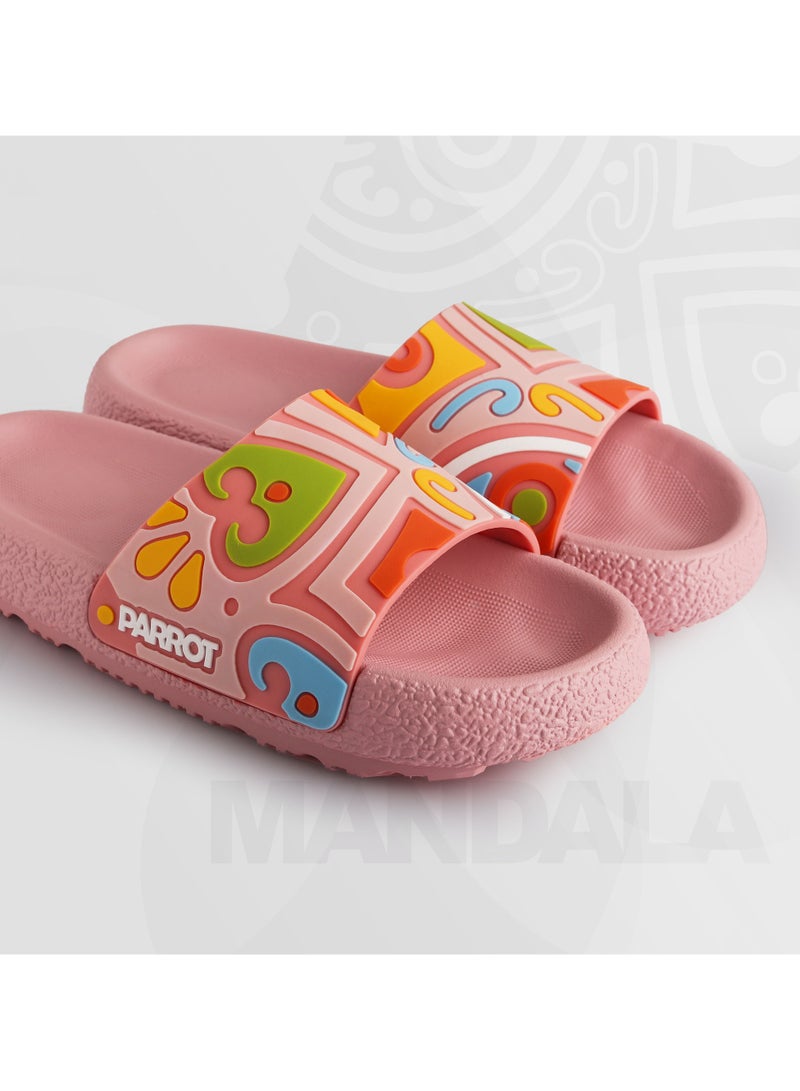 Parrot Mandala Women's Beach & Home Slide Slipper - Image 2