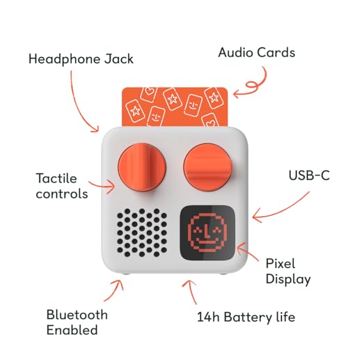 Yoto Mini (2024 Edition) + Make Your Own Card – Kids Screen-Free Bluetooth Audio Player, All-in-1 Travel Device Plays Stories Music Podcast Radio Ok-to-Wake Clock, Use as Speaker or with Headphones - Image 2