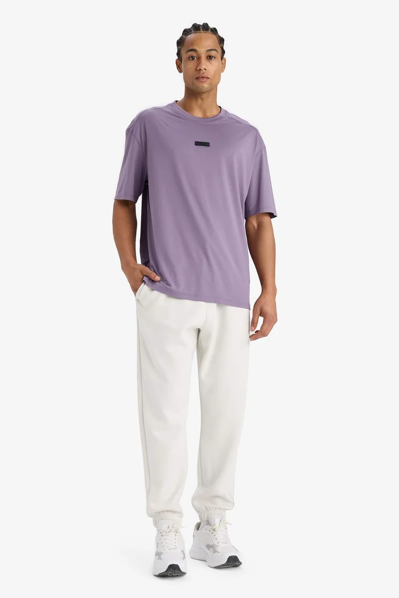 ديفاكتو DeFactoFit Boxy Fit Crew Neck Printed Sports T-Shirt