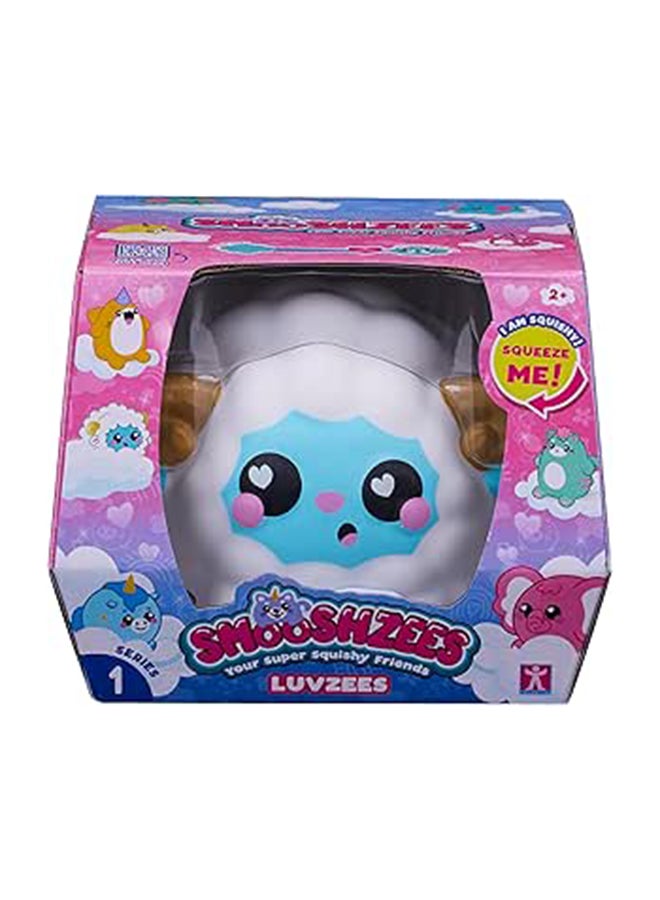 Smooshzees 4.5" Luvzees Sheep (Bleepo) - Image 1