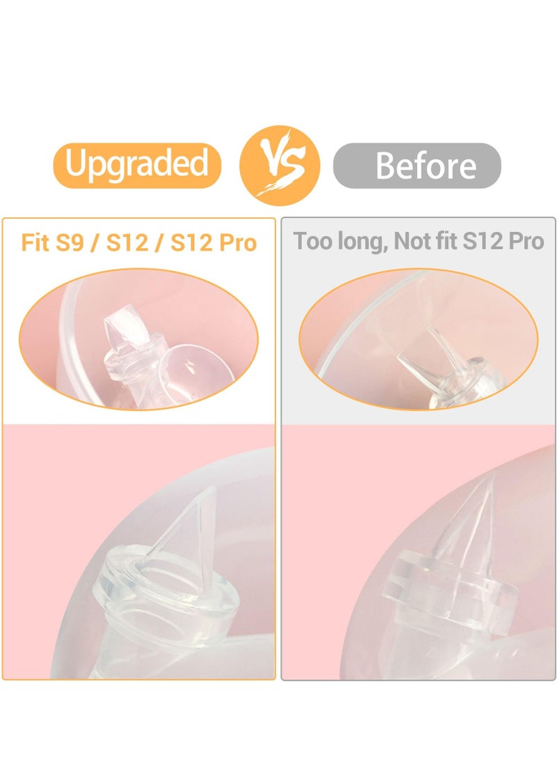 KASTWAVE Breast Pump Replacement Parts - 5 Pack Silicone Duckbill Valves & 4 Pack Silicone Diaphragms, Compatible with S9/S12/S9Pro/S12Pro Wearable Electric Breast Pumps - Image 5