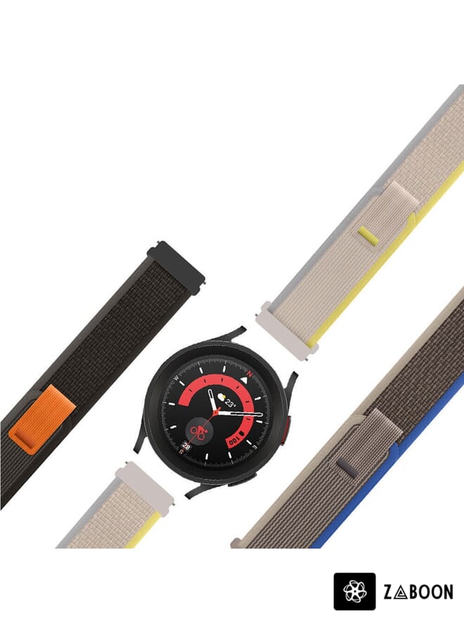 Zaboon Garmin Venu 2 Plus / Sq 2 Loop Nylon Watch Band - Image 5
