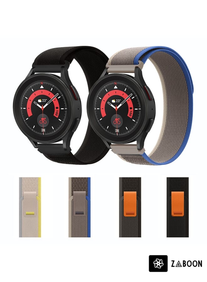 Zaboon Garmin Venu 2 Plus / Sq 2 Loop Nylon Watch Band - Image 3