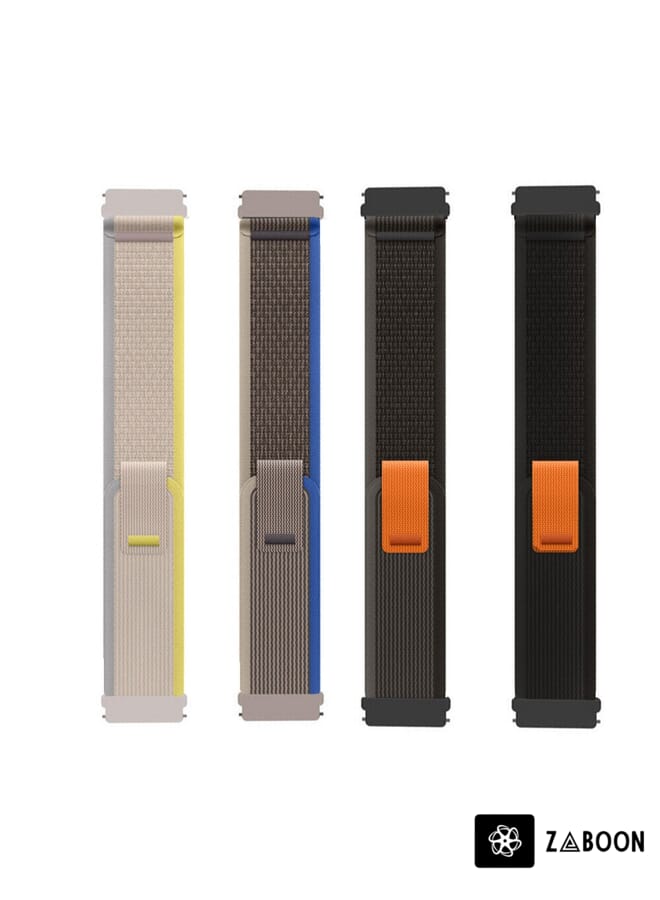 Zaboon Garmin Venu 2 Plus / Sq 2 Loop Nylon Watch Band - Image 4
