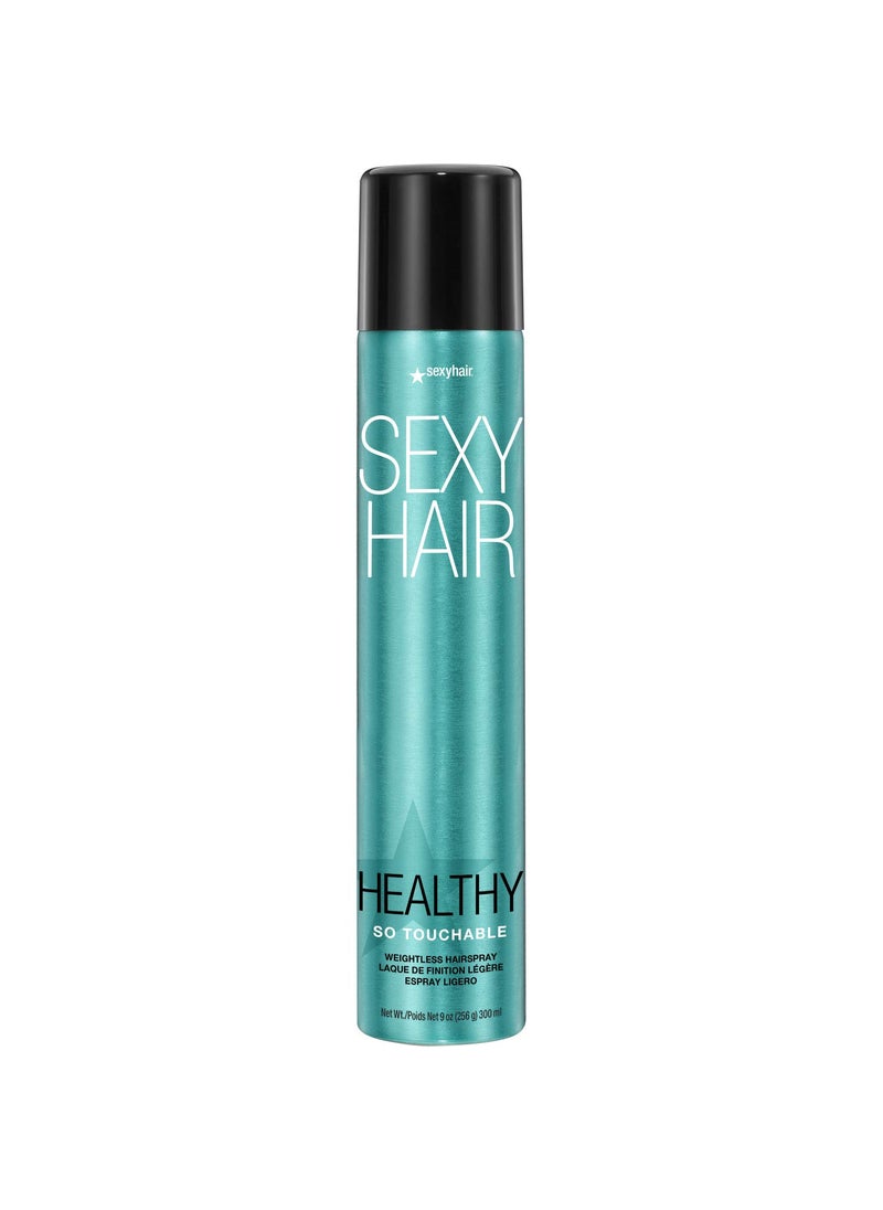 Sexy Hair - SexyHair Healthy So Touchable Weightless Hairspray, 9 Oz | Light Hold and Shine | All Hair Types - Image 1