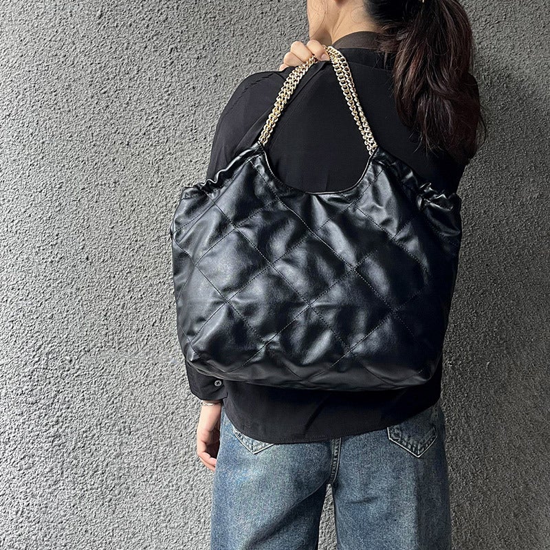 Women'S Bag Fashion Chain Shoulder Bag Travel Shopping Hand Carrying Large Capacity Versatile Commuter Tote Bag For Women - Image 2