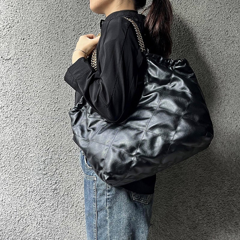 Women'S Bag Fashion Chain Shoulder Bag Travel Shopping Hand Carrying Large Capacity Versatile Commuter Tote Bag For Women - Image 3