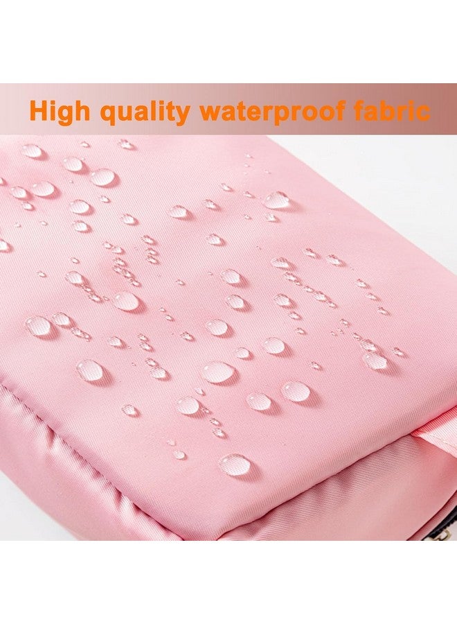 tendula Travel Underwear Organizer Bag, Lingerie Pouch Portable Bra Storage Bag, Large Lightweight Socks Bag with Handle,Multifunctional Makeup Bag,Toiletry Cosmetic Stuff Washing Bag Multi color - Image 4