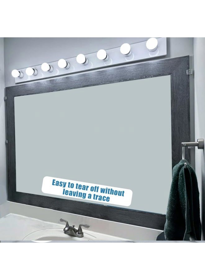 STAMINATE 32.8 Feet Peel and Stick Dark Gray Wood Grain 10M Wallpaper Border Removable PVC Waterproof Wallpaper,Bathroom Mirror Frame Border Sticker Wall Decer (1.97inch) - Image 5