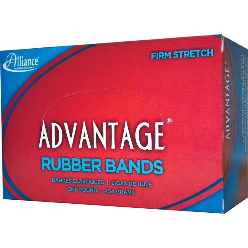 Alliance Rubber 26145 Advantage Rubber Bands Size #14, 1 lb Box Contains Approx. 2250 Bands (2" x 1/16", Natural Crepe),Beige - Image 3