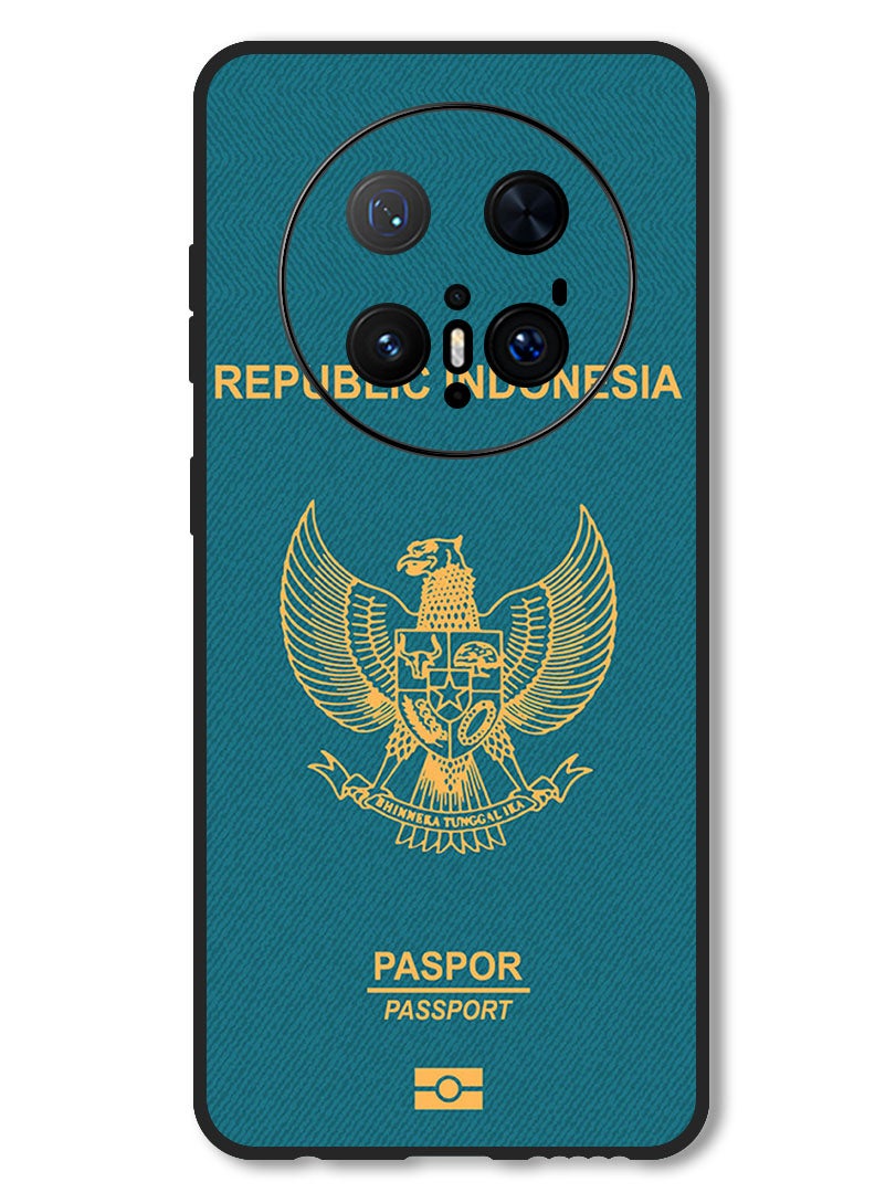 Theodor Case Compatible with Huawei Mate 70 Pro/ 70 Pro + Protection Shockproof Bumper Cover Indonesia Passport - Image 1