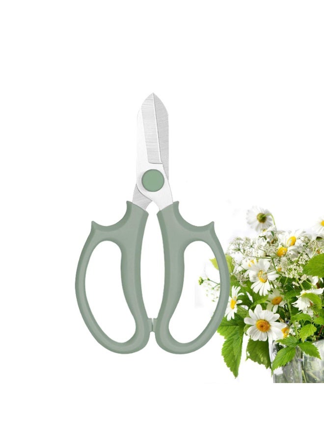 Floral Pruning Shears with Stainless Steel Blades Flower Scissors for Arrangement Trimming Branches Leaves 18cm Length 150g Lightweight - Image 1