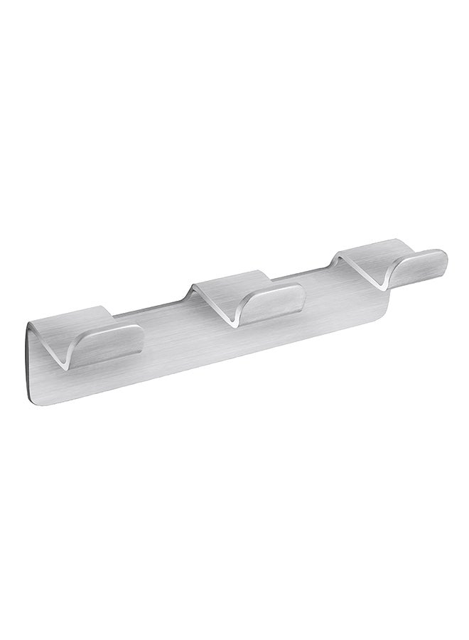 Loquat Coat Hooks Silver 17x4.9x3.1cm  - Image 1