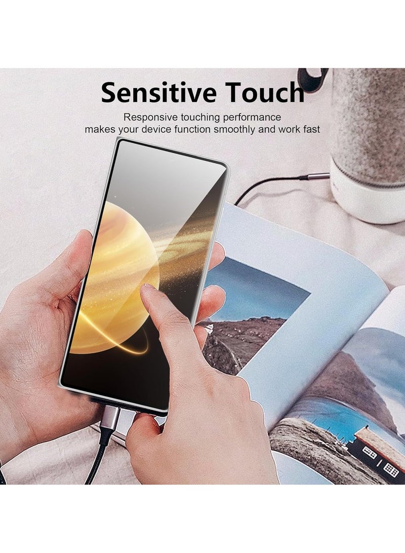 Screen protector Compatible with Honor Magic V3 2024, 2 Pack Exterior 9H Hardness Tempered Glass + 2 Pack Soft TPU Interior Protectors + 2 Pack Anti-scratch Camera Protectors - Image 2