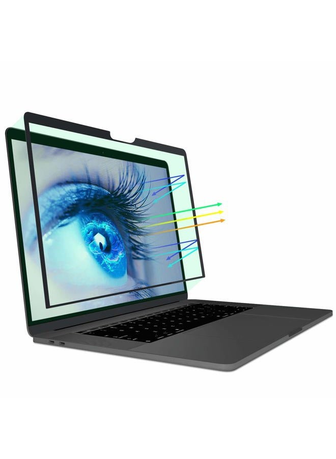 pys MacBook Air 13 Inch Screen Protector, Anti Blue Light and Anti Glare, MacBook Air Screen Protector for MacBook Air (2018~2021) and MacBook Pro (2016~2021/ M1), Easy to Install, Relieve Eye Strain - Image 1