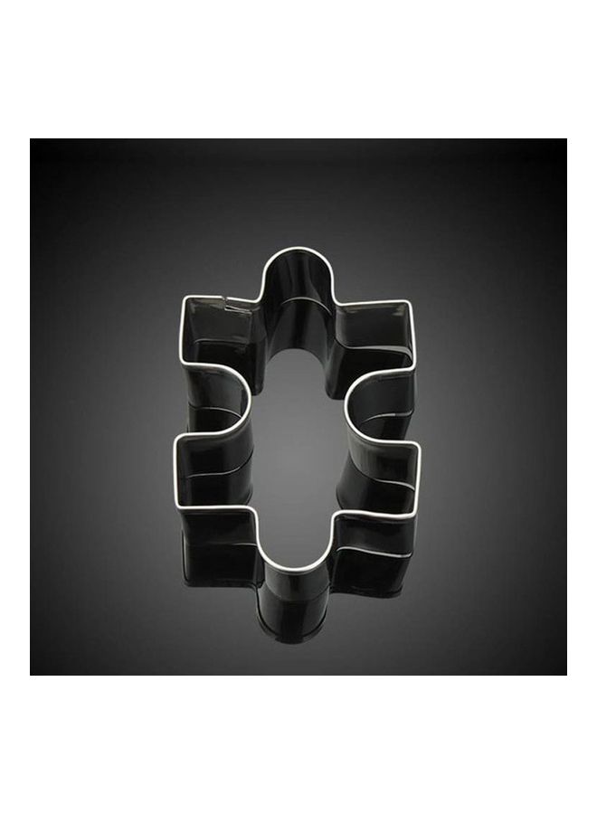نيبمينينت قالب كوكيز بتصميم أحجية قطع تركيب فضي 6x4.5x1سم  - Image 3