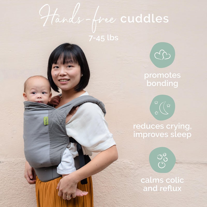 Boba Baby Carrier Classic - Backpack or Front Pack Baby Sling for 7 lb Infants and Toddlers up to 45 pounds (Dusk) - Image 2