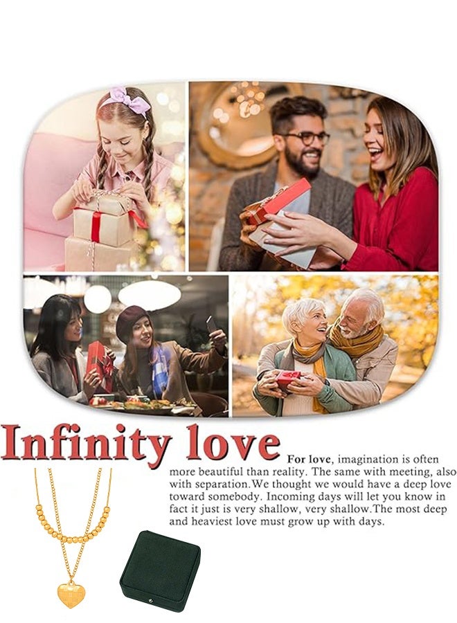 DUNISO Layering Necklace for Women's, Light Luxury Temperament Simple Pendant Jewelry, Stylish Minimalist Design Necklaces, Adjustable Choker, No-Fading & Comfortable Wear, Simple Dainty Jewelry for Women - Image 2