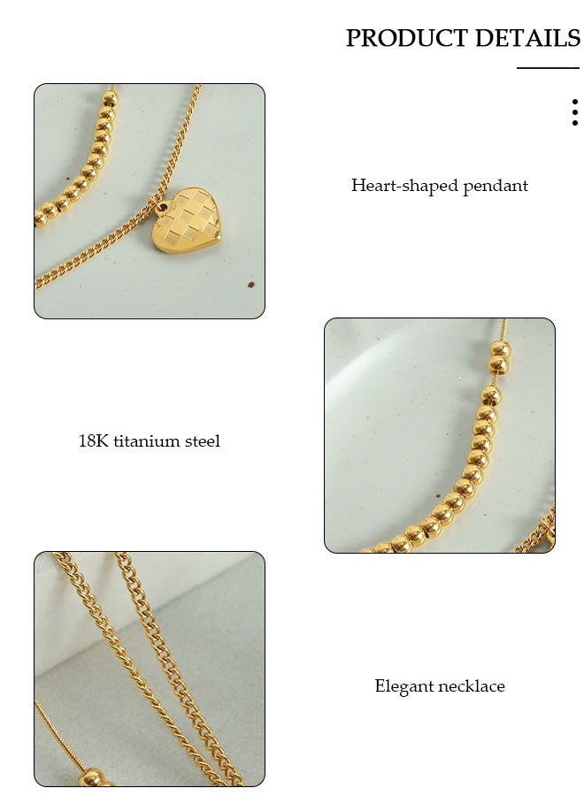 DUNISO Layering Necklace for Women's, Light Luxury Temperament Simple Pendant Jewelry, Stylish Minimalist Design Necklaces, Adjustable Choker, No-Fading & Comfortable Wear, Simple Dainty Jewelry for Women - Image 5