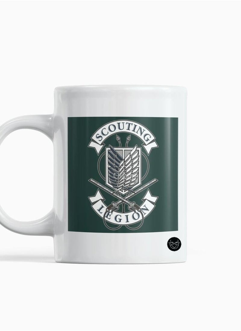 Phone Planet White mug with Attack on Titan design printed
