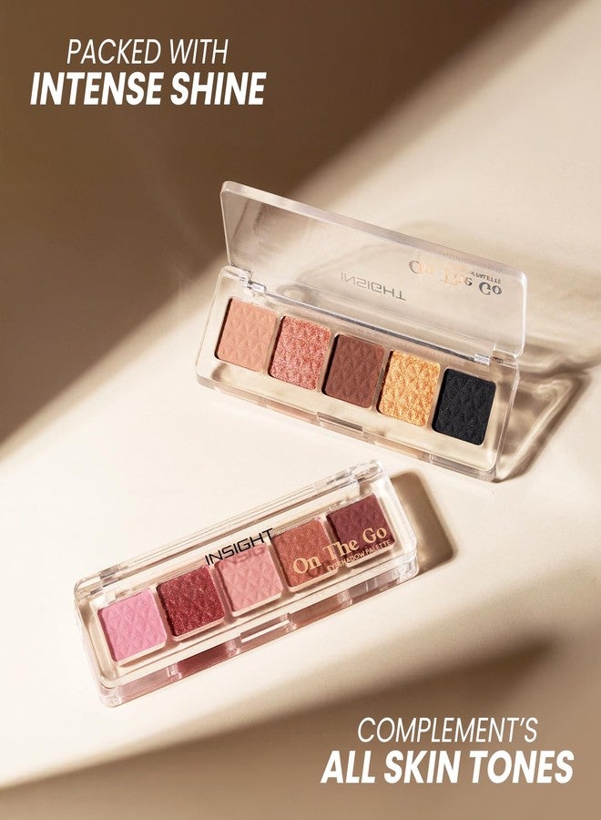 إنسايت باليت ظلال العيون إنسايت أون ذا جو - روزالين | ألوان غنية | ملمس ناعم كالحرير | سهولة الدمج | ألوان لامعة ومطفية | حجم مناسب للسفر (10 غرام) - Image 5