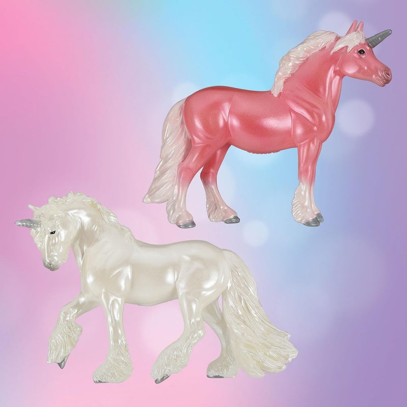 Breyer خيول بريير ستابل ميتس سحر اليونيكورن لاند روفر مقطورة تاغالونج تماثيل الخيول نموذج BSM10250 - Image 5