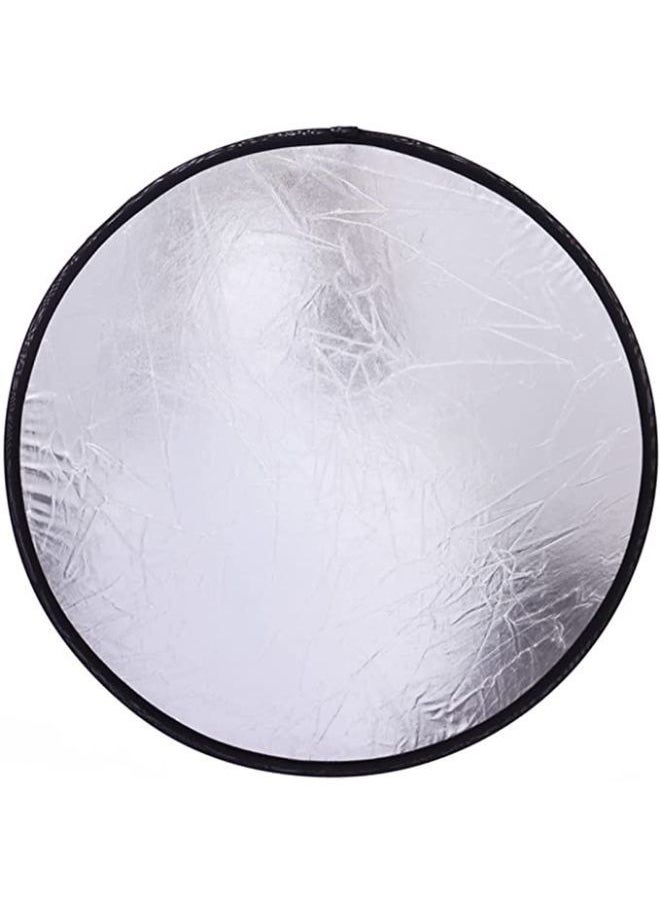 Generic Double-sided Folding Reflector Reflectors Photography Accessories Light Reflectors Gold and Silver Nylon Reflective  - Image 1