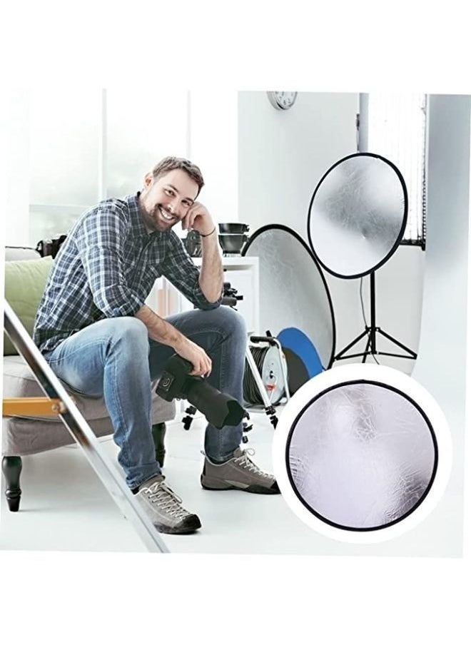Generic Double-sided Folding Reflector Reflectors Photography Accessories Light Reflectors Gold and Silver Nylon Reflective  - Image 4