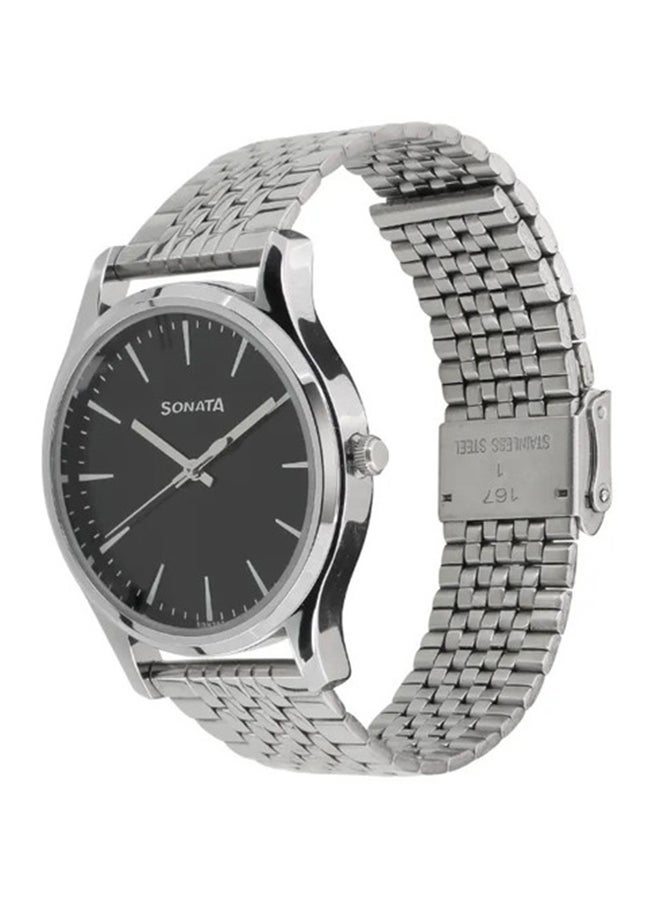 Sonata Sonata Black Dial Analog Watch for Men  - Image 2