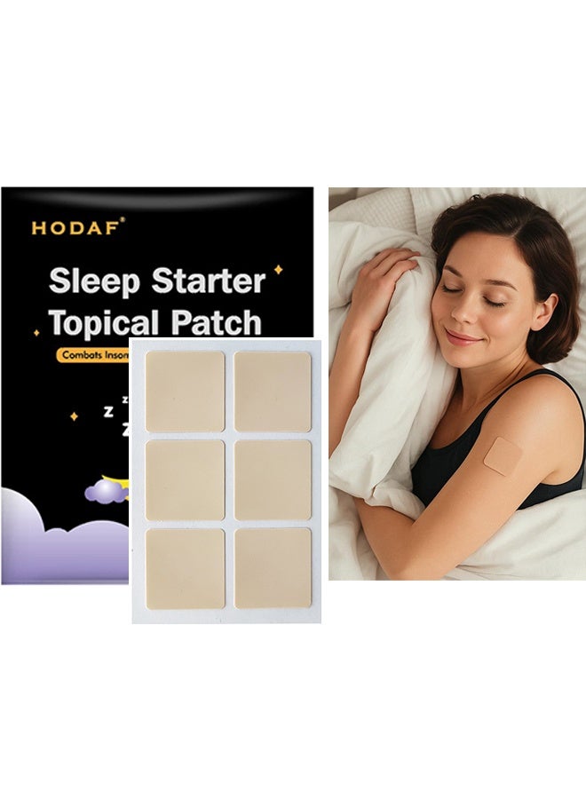 Hodaf Sleep Starter Topical Patch 30Pcs, Sleep Patches for Adults, Sleep Aid Patches, Natural Deep Sleep Patches, Sleeping Stickers to Improve Sleep Quality, Quick Acting Ingredient (size-L) - Image 1