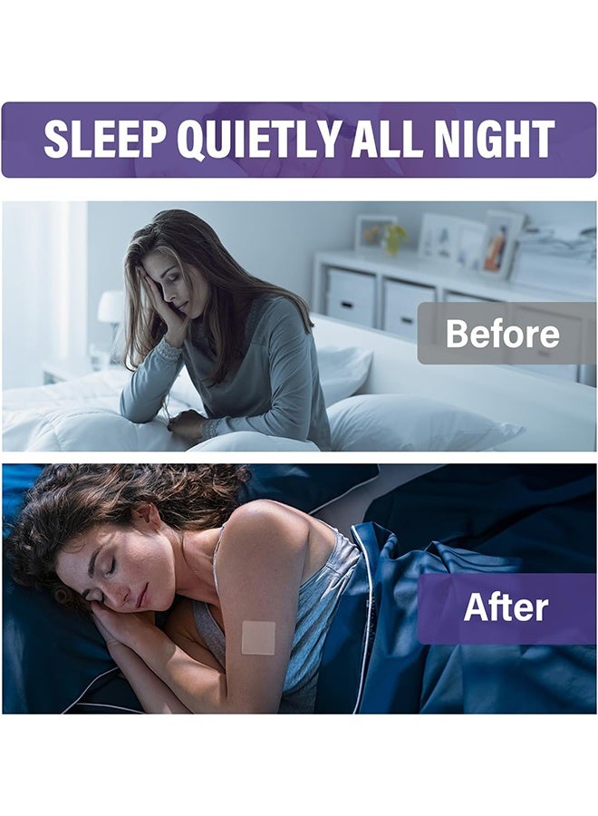 Hodaf Sleep Starter Topical Patch 30Pcs, Sleep Patches for Adults, Sleep Aid Patches, Natural Deep Sleep Patches, Sleeping Stickers to Improve Sleep Quality, Quick Acting Ingredient (size-L) - Image 4