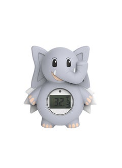Baby Bath Thermometer, with LED Display and Temperature Warning,Kids' Bathroom Safety Products,Bath Thermometer for Infants, Newborn Bath Safety Toy Thermometer (Elephant)