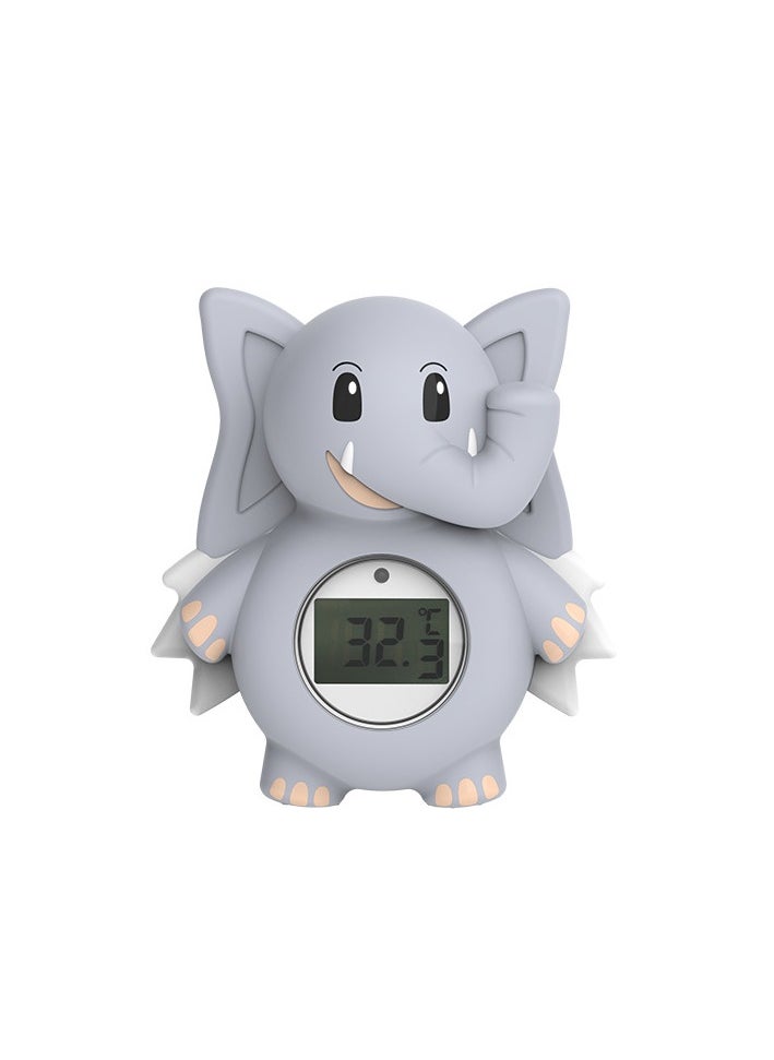 Generic - Baby Bath Thermometer, with LED Display and Temperature Warning,Kids' Bathroom Safety Products,Bath Thermometer for Infants, Newborn Bath Safety Toy Thermometer (Elephant) - Image 1