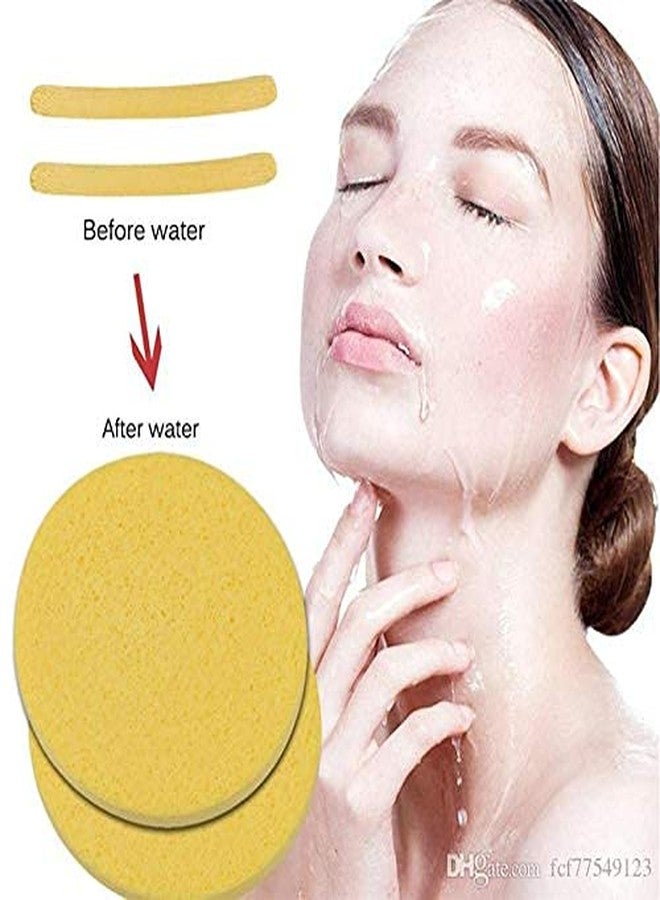 CELLEBII® Multifunctional Magic Facial Cleaning Wash Puff Sponge 12 Sticks Face Cleansing Pad Soft, Multicolor - Image 2