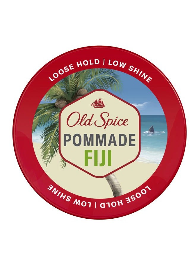 Old Spice Hair Styling Fiji Pomade for Men Flexible Hold Low Shine, 2.22 oz - Image 1
