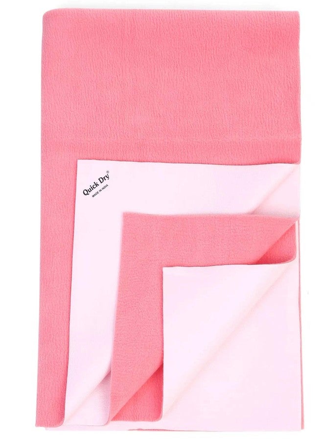Quick Dry Baby Bed Protector (Medium, Salmon Rose) - Image 1